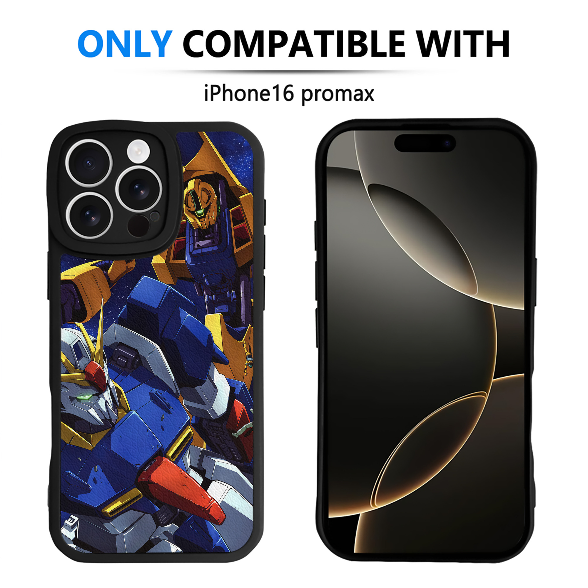 （画像用） 機動戦士ガンダム Mobile Suit Gundam 【iPhone 16シリーズ対応】シリコンスマホケース（レザー調） 材質：シリコン